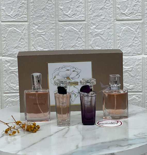 Подарочный набор духов Lancome 4&times;30 мл (женский) &ndash; Tresor, Miracle, Midnight Rose, La Vie Est Belle 87123 фото