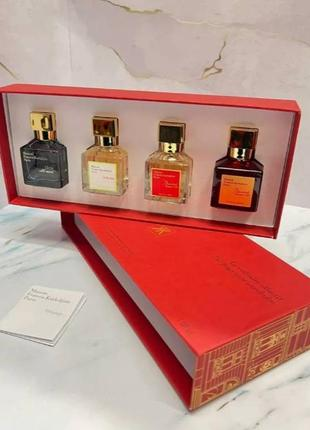 Подарунковий набір парфумів Maison Francis Kurkdjian 4&times;30 мл &ndash; A La Rose, Baccarat Rouge 540, Oud Satin Mood 87132 фото