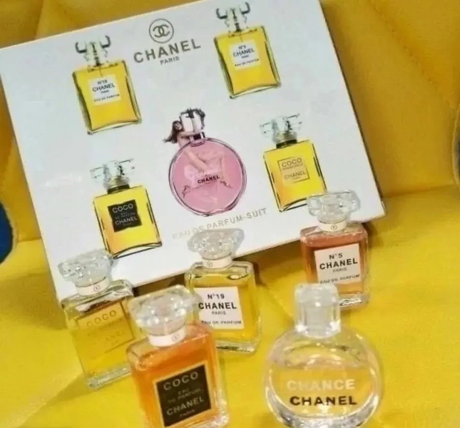 Набір парфумів Chanel 5 х 30 мл (Шанель) 390221 фото
