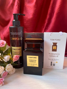 Набор Tom Ford Tobacco Vanille духи 100 ml + парфюмированный лосьон 200 ml + набор 3 в 1 121115 фото